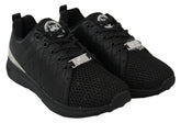 Plein Sport Exquisite Black Runner Gisella Sports Sneakers -   -  Plein Sport.