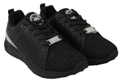 Plein Sport Exquisite Black Runner Gisella Sports Sneakers -   -  Plein Sport.