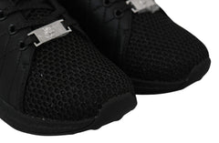 Plein Sport Exquisite Black Runner Gisella Sports Sneakers -   -  Plein Sport.
