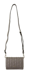 Karl Lagerfeld Elegant Grey Leather Crossbody Bag -  Luxury Cross Body Bag for Women -  Karl Lagerfeld.