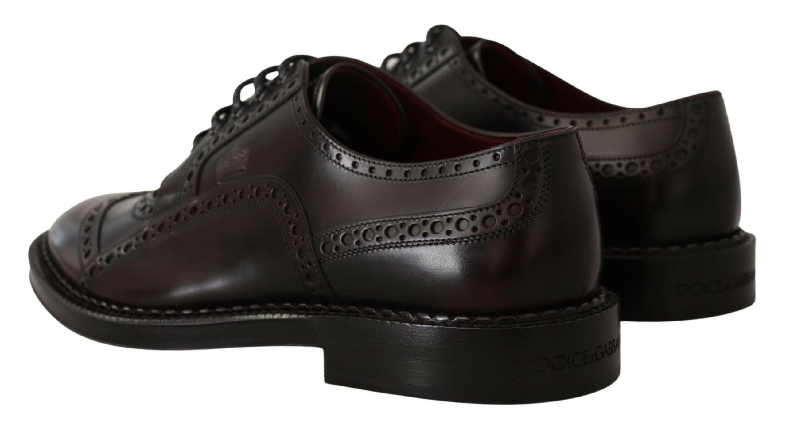 Dolce & Gabbana Purple Leather Oxford Wingtip Formal Shoes -   -  Dolce & Gabbana. Dolce & Gabbana Purple Leather Oxford Wingtip Formal Shoes -   -  Dolce & Gabbana.