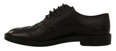 Dolce & Gabbana Purple Leather Oxford Wingtip Formal Shoes -   -  Dolce & Gabbana.