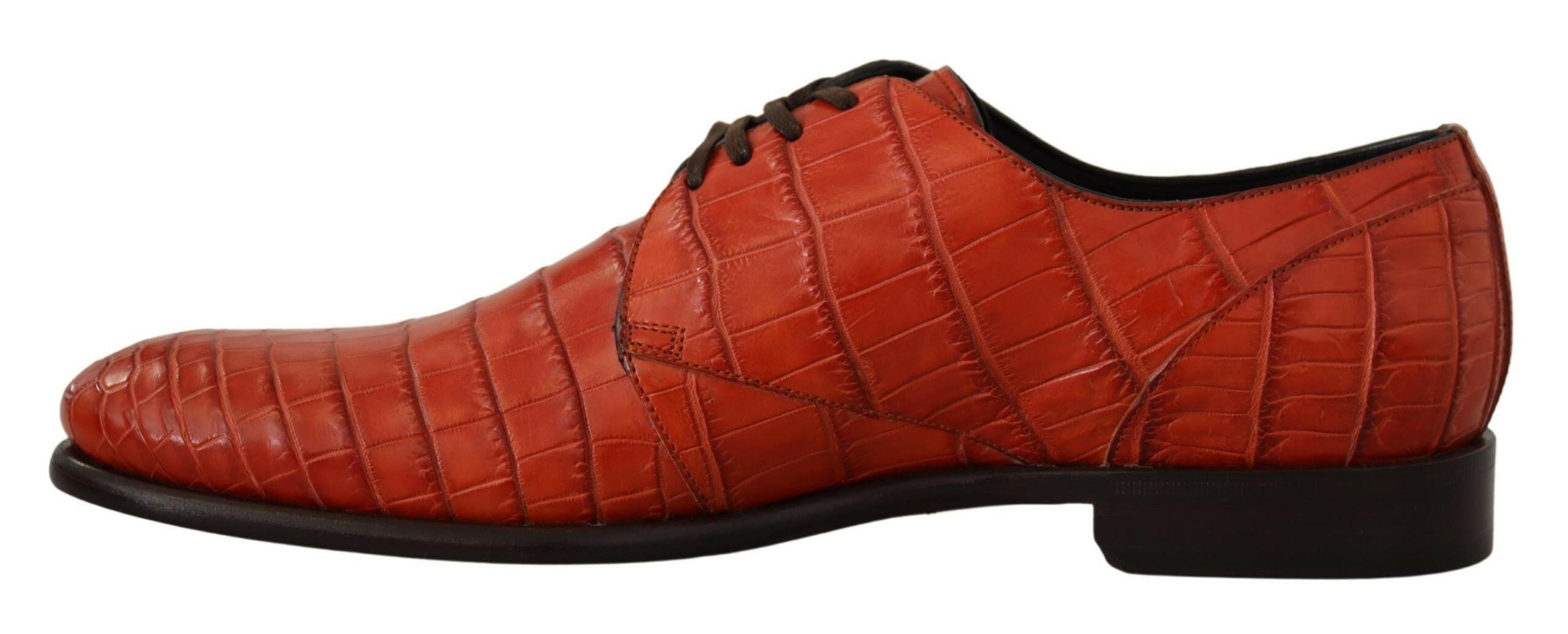 Dolce & Gabbana Orange Exotic Leather Dress Derby Shoes -   -  Dolce & Gabbana. Dolce & Gabbana Orange Exotic Leather Dress Derby Shoes -   -  Dolce & Gabbana.
