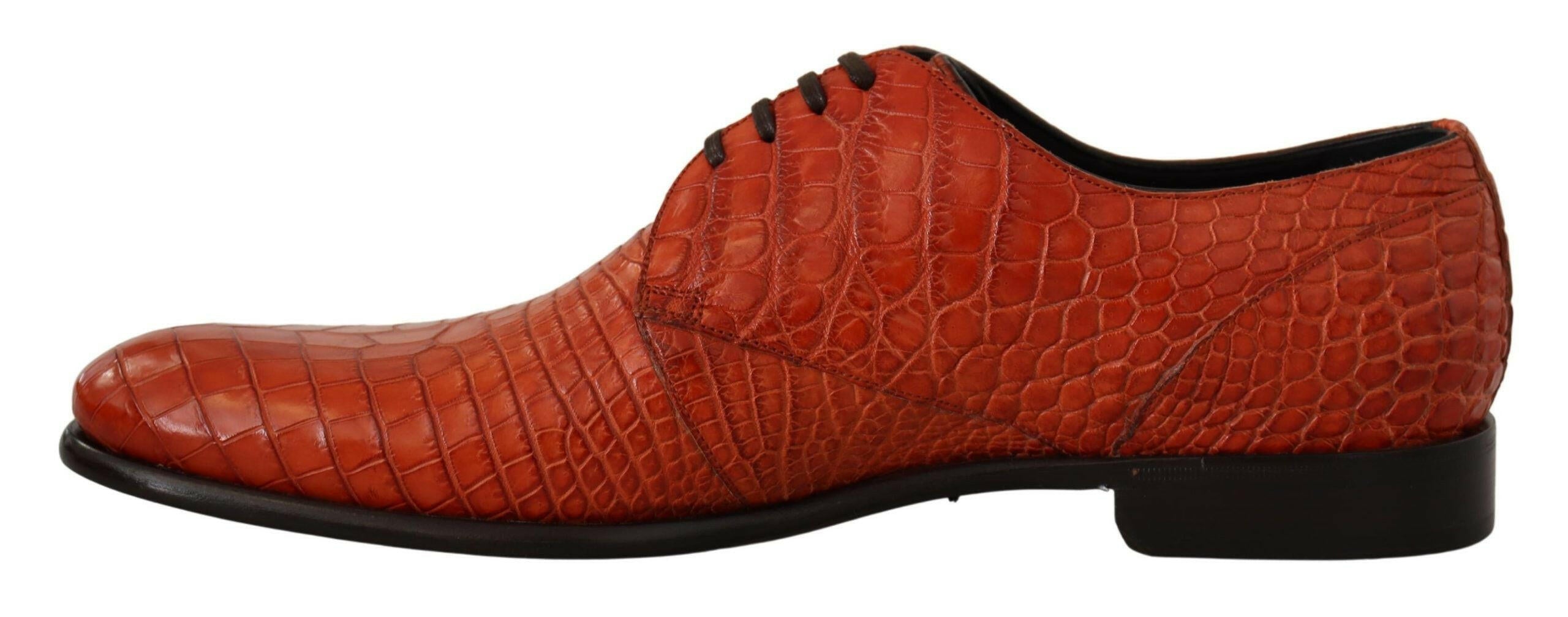 Dolce & Gabbana Orange Exotic Leather Dress Derby Shoes -   -  Dolce & Gabbana. Dolce & Gabbana Orange Exotic Leather Dress Derby Shoes -   -  Dolce & Gabbana.