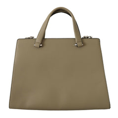 Karl Lagerfeld Enchanting Sage Green Leather Tote -  Luxury Shopper Bag for Women -  Karl Lagerfeld.