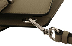 Karl Lagerfeld Enchanting Sage Green Leather Tote -  Luxury Shopper Bag for Women -  Karl Lagerfeld.