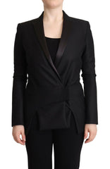 Costume National Black Long Sleeves Double Breasted Jacket -   -  Costume National.
