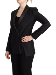 Costume National Black Long Sleeves Double Breasted Jacket -   -  Costume National.