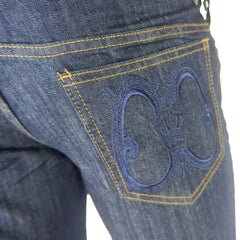Cavalli Class Elegant Dark Blue Denim Essentials -   -  Cavalli Class.