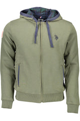 U.S. POLO ASSN. Green Cotton Men Sweater -   -  U.S. POLO ASSN..