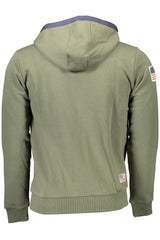 U.S. POLO ASSN. Green Cotton Men Sweater -   -  U.S. POLO ASSN..