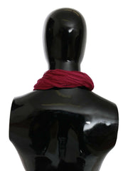 John Galliano Bordeaux Neck Wrap Shawl Foulard Scarf -   -  John Galliano.