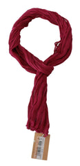 John Galliano Bordeaux Neck Wrap Shawl Foulard Scarf -   -  John Galliano.