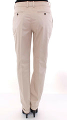 Dolce & Gabbana Beige Cotton Chinos Pants -   -  Dolce & Gabbana.
