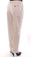 Dolce & Gabbana Beige Cotton Chinos Pants -   -  Dolce & Gabbana.