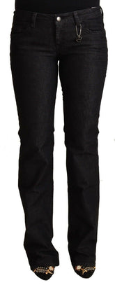 Costume National Black Cotton Low Waist Skinny Jeans -   -  Costume National.
