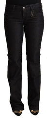 Costume National Black Cotton Low Waist Skinny Jeans -   -  Costume National.
