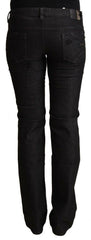 Costume National Black Cotton Low Waist Skinny Jeans -   -  Costume National.