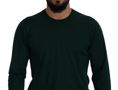 Dolce & Gabbana Green Cashmere Crewneck Pullover Sweater -   -  Dolce & Gabbana.