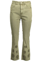 Desigual Green Cotton Women Jeans -   -  Desigual.