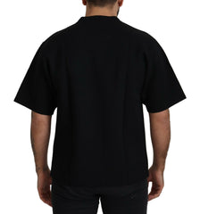 Dolce & Gabbana Black Logo Cotton Crewneck T-shirt -   -  Dolce & Gabbana.
