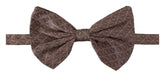 Dolce & Gabbana Gray Fantasy Print Adjustable Neck Papillon Bow Tie -  Neckties, Men -  Dolce & Gabbana.