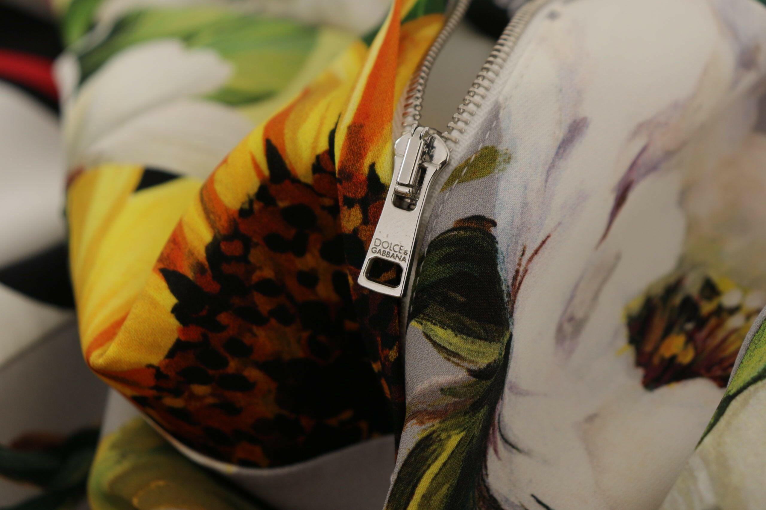 Dolce & Gabbana Multicolor Charmeuse Floral Sheath Jaquard Pachwork Dress -   -  Dolce & Gabbana. Dolce & Gabbana Multicolor Charmeuse Floral Sheath Jaquard Pachwork Dress -   -  Dolce & Gabbana.