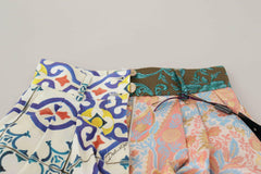 Dolce & Gabbana Multicolor High Waist Hot Pants Shorts -   -  Dolce & Gabbana.