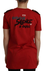 Dolce & Gabbana Red Amor Vincit Omnia Crewneck T-shirt -   -  Dolce & Gabbana.