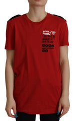 Dolce & Gabbana Red Amor Vincit Omnia Crewneck T-shirt -   -  Dolce & Gabbana.