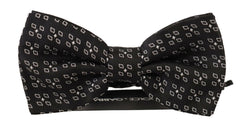Dolce & Gabbana Black White Polka Dot 100% Silk Neck Papillon Tie -  Neckties, Men -  Dolce & Gabbana.