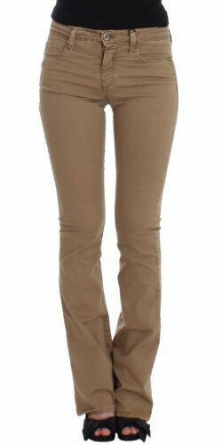 Costume National Beige Straight Leg Denim Pants Stretch Jeans -   -  Costume National.