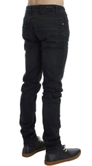 Acht Gray Cotton Stretch Slim Fit Jeans -   -  Acht.