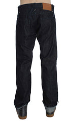 Acht Blue Cotton Regular Straight Fit Jeans -   -  Acht.