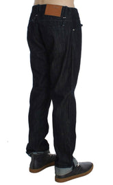 Acht Blue Cotton Regular Straight Fit Jeans -   -  Acht.