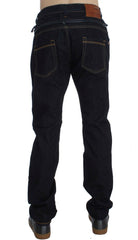 Acht Blue Cotton Regular Straight Fit Jeans -   -  Acht.