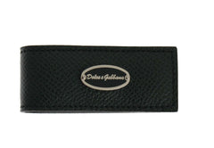Dolce & Gabbana Green Leather Magnet Money Clip -   -  Dolce & Gabbana.