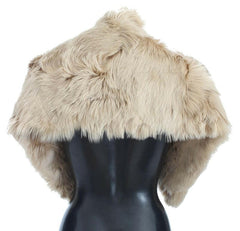 Dolce & Gabbana Beige Alpaca Collar Scarf - - Dolce & Gabbana.