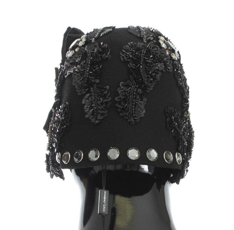 Dolce & Gabbana Black Crystal Gold Cherries Brooch Hat -   -  Dolce & Gabbana. Dolce & Gabbana Black Crystal Gold Cherries Brooch Hat -   -  Dolce & Gabbana.