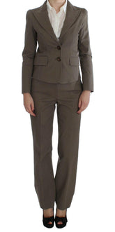 BENCIVENGA Beige Wool Cotton Suit -   -  BENCIVENGA.