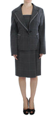 BENCIVENGA Gray Stretch Sheath Dress Suit Set -   -  BENCIVENGA.