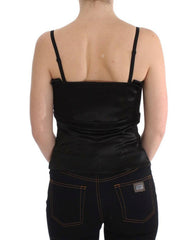 Exte Black Tank Party Evening Top Blouse -   -  Exte.