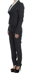 Exte Gray One Button Two Piece Suit -   -  Exte.