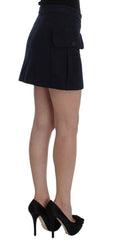 GF Ferre Blue Cotton Denim Mini Skirt -   -  GF Ferre.