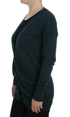 PINK MEMORIES Green Button Down Cardigan Sweater -   -  PINK MEMORIES.