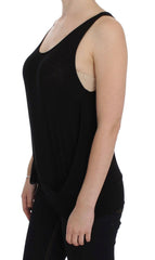 PLEIN SUD Black Stretch Sleeveless Blouse -   -  PLEIN SUD.