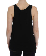 PLEIN SUD Black Stretch Sleeveless Blouse -   -  PLEIN SUD.