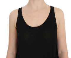 PLEIN SUD Black Stretch Sleeveless Blouse -   -  PLEIN SUD.