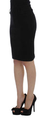 PLEIN SUD Black Straight Pencil Skirt -   -  PLEIN SUD.