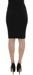 PLEIN SUD Black Straight Pencil Skirt -   -  PLEIN SUD.